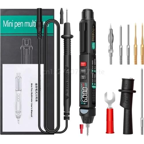 Aneng A3008 Digital 6000 Counts Intelligent Professional Current Meter Non-Contact Voltmeter Multimeter Sensor Pen Test