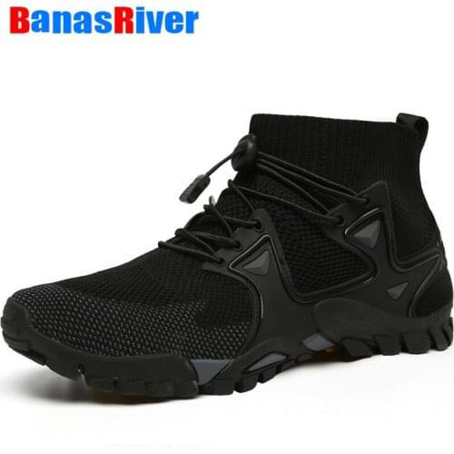 BanasRiver Men's Motorcycle Boots