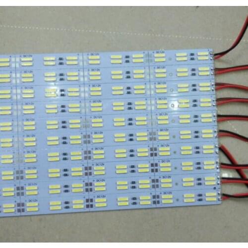 Free shipping Double row led strip 8520 SMD Hard BAR Light 50cm DC12V 120leds/m 0.5m 60leds
