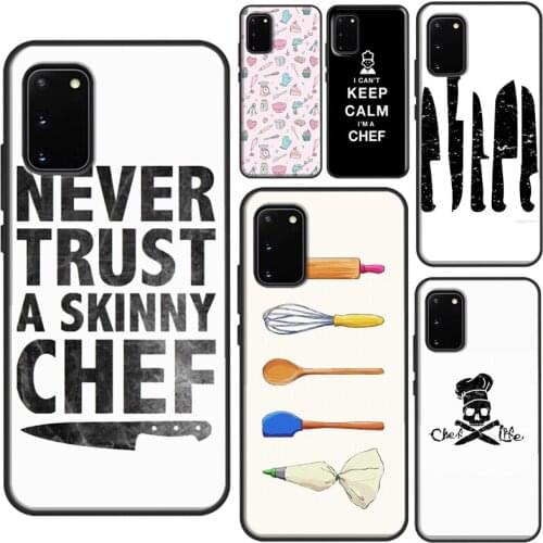 Baking Cooking Utensils Chef Case For Samsung Galaxy S21 Ultra Note 20 Note 9 10 S8 S9 S10 Plus S20 FE Phone Cover