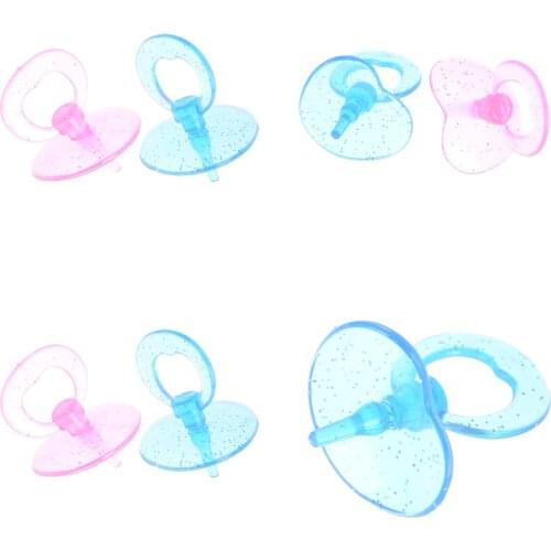 2pcs Kids Pretend Play Games Toys New Baby Doll Pacifier Bottle for Doll House Feeding