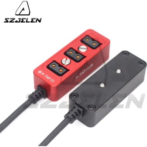 DJI ROIN 2/ ARRI LF Kit dedicated DTAP to 3-Port Dtap Female Ptap Splitter Cable Metal shell power distributor