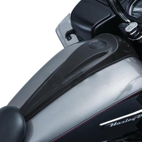 For Harley Electra Glide Classic (EFI) - FLHTC FLHTK Standard Smooth Dash Console Tank Oil Fule Console Carbon Fiber 2008 2009