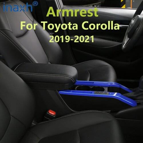 For Toyota Corolla Armrest Protection Pad Cover 2019-2021 For Toyota COROLLA Center Console Armrest Cover Range lights