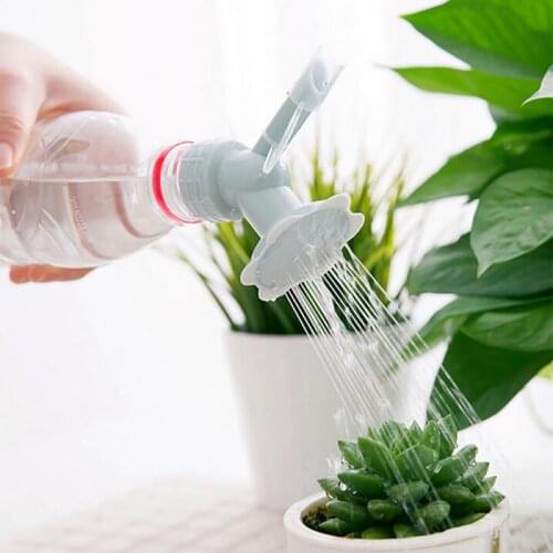 Home Sprinkler Nozzle Garden 2 In 1 Garden Flower Bottle Watering Sprinkler Potted Plant Beverage Bottle Sprinkler Portable