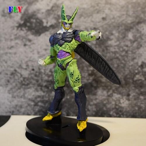 BANDAI Dragon Ball Action Figure Villain Character Decoration Anime Model Cell Standing Pose Frieza Flying Boxed Model Toy