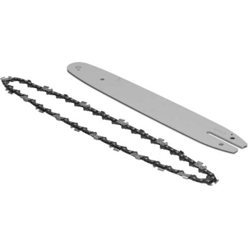 12in Guide Bar and Saw Chain Fit Combo Accessory Replacement for MS180 MS210 MS250 Chainsaw Chain and Bar Set