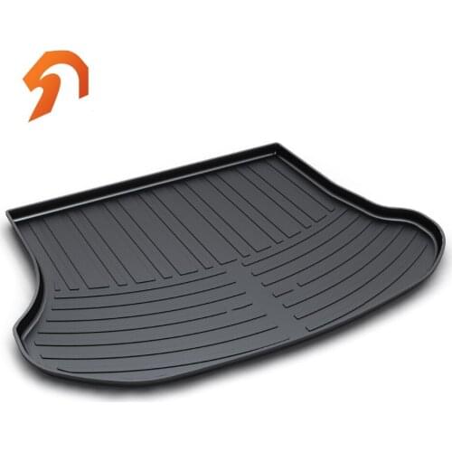 Rubber Rear Trunk Cover Cargo Liner Trunk Tray Floor Mats For Volvo S40 2011-2017 Car Floor Trunk Carpet Liner Mats
