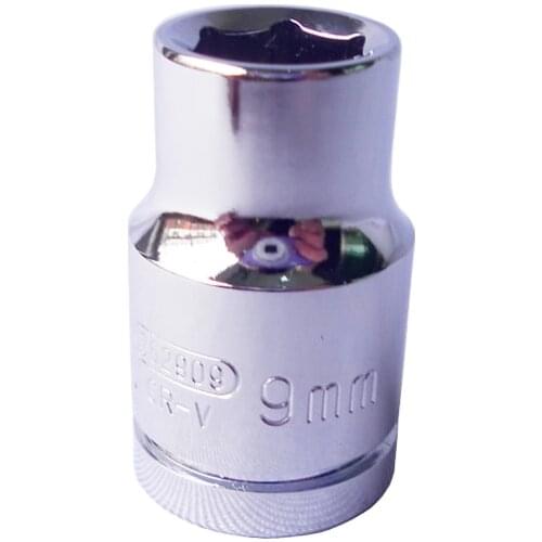 BOSI 3/8" drive metric 9mm six-point socket Cr-v steel