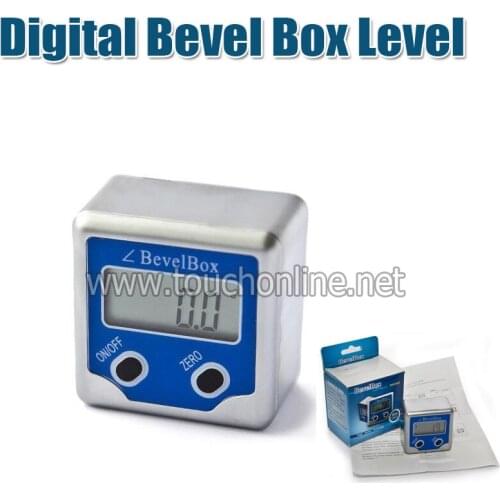 Digital Bevel Box Level Angle Finder Gauge Sensor 360 Degrees Protractor Spirit Level Inclinometer TLB-05
