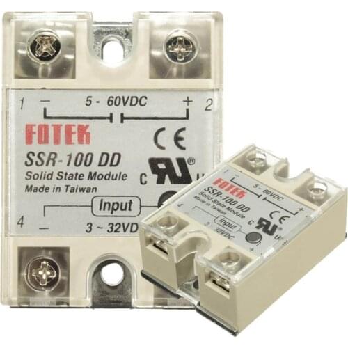 High quality 1PC SSR-100 100A DMWD VA DA Industrial Solid State Relay Module SSR factory price