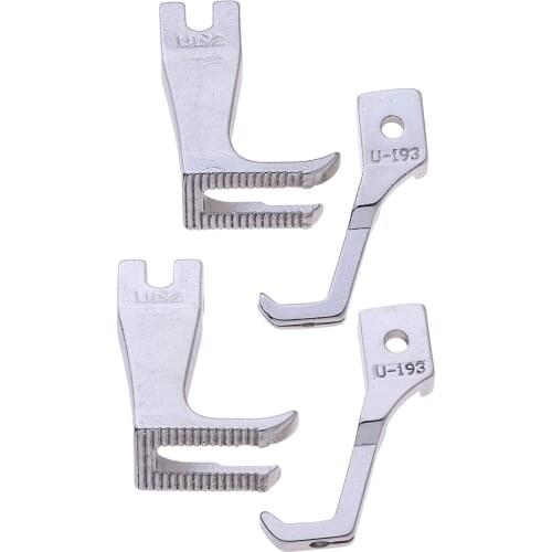 2 Set U192 U193 Standard Walking Foot with Teeth for Industrial Sewing Machines