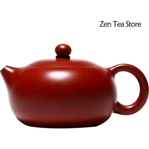 220ml Yixing Raw Ore DaHongPao Xishi Tea Pot Zisha Teapots Health Beauty Kettles TeaPot Purple Clay Tea Kettle Filter Tea Set