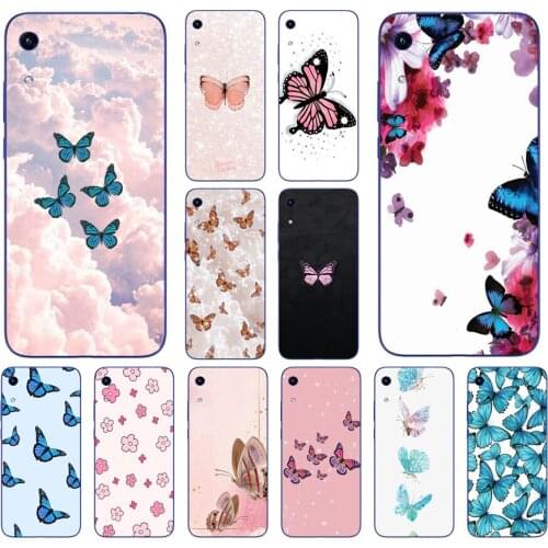 32AS Beautiful butterfly Soft Silicone Tpu Cover phone Case for Huawei Honor 8A 8S 9A 20 Prime 10i 20i Lite case