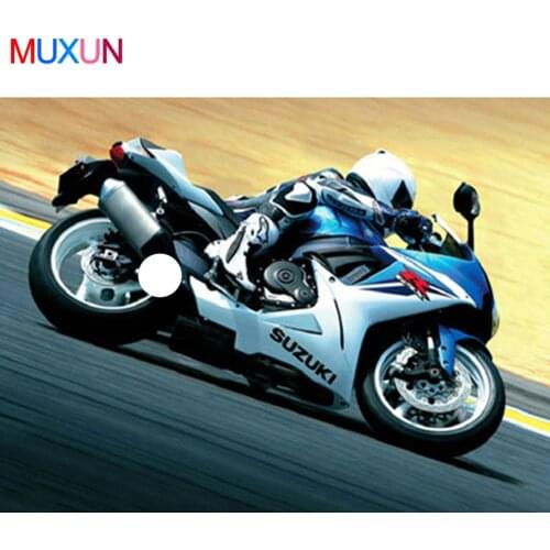 MUXUN Diy Embroidery Motorcycle Complete Handmade Diamond Painting Painting Home Gift Diamond Mosaic Interior Decoration A80121
