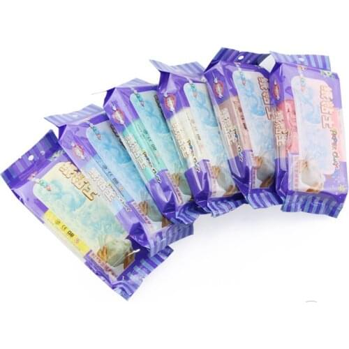 Hot sell Paper clay ,5 PC /Lot ,Each pack with 330g ,total weight 1650g with 5 different colour combine