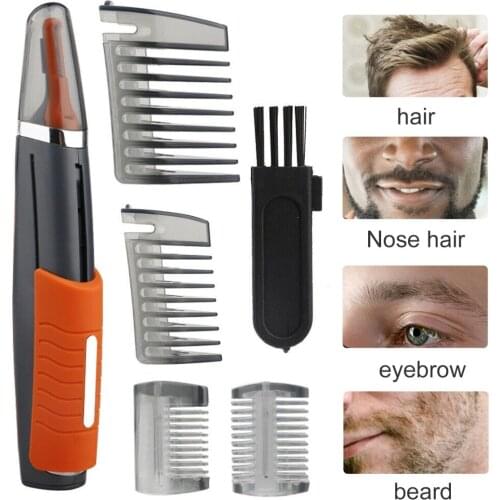 Electric Nose Hair Trimmer Multifunctional Hair Remover Ear Eyebrow Beard Shaver Razor Hair Cutter Rechargeable Electric