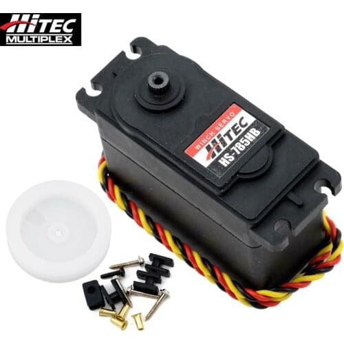 Hitec HS-785HB 4.8-6.0V 13.2KG Dual Ball Bearing Waterproof Simulation Servo For RC Sailboat Vehicle Airplane Toy