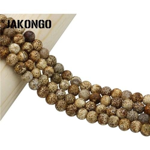 Quail Egg Color Stone Spacer Beads Round Loose Beads For Jewelry Making Diy Bracelet Accessories Jewelry Findings DIY Craft