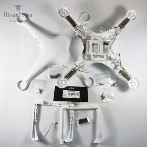 100% Original New DJI Phantom 3 Pro Advanced Body Shell Upper Bottom Cover Landing Gear Compass for P3P P3A Housing Repair Parts
