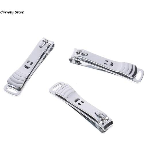 1 Pc Nail Clipper Cutter Stainless Steel Nail Clipper Trimmer Finger Toe Manicure Nail Scissors Tool Cuticle Nipper High Quality