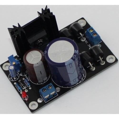 LT1083 High-power Adjustable Power Supply Board HIFI Linear Power Supply Single Output Input AC 0-34V Voltage Stabilizer Board