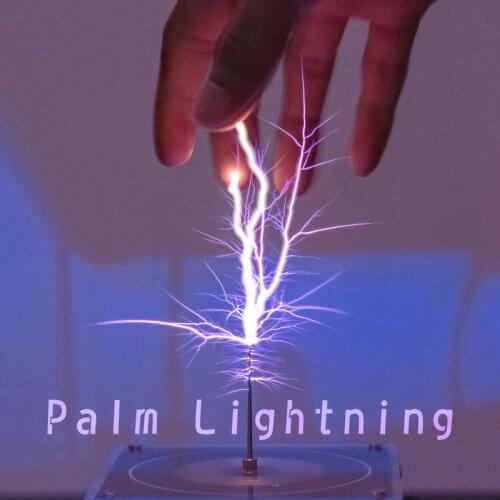 Music Tesla Coil 10CM Palm Lightning That Can Be Touch By Hand Bluetooth Connection