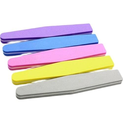 10pcs Professional Nail File Sandpaper Nail Buffers UV Gel Diamond Tips Manicure Salon Tools Sanding Polish Files Nail Art Tool