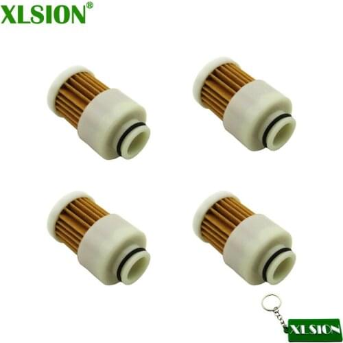 XLSION 4x Outboard Fuel Filters For Yamaha 68V-24563-00-00 Mercury 881540 75-115 HP