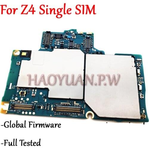 Full Work Original Unlock Mainboard For Sony Xperia Z3+ Z4 Z3Plus E6553 Single-SIM motherboard Logic Circuit Electronic Panel