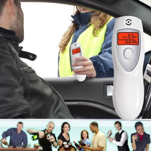Portable Digital Breath Alcohol Tester Breathalyzer With Audible Alert Alcohol Breath Tester Alcohol Detector Dropshipping