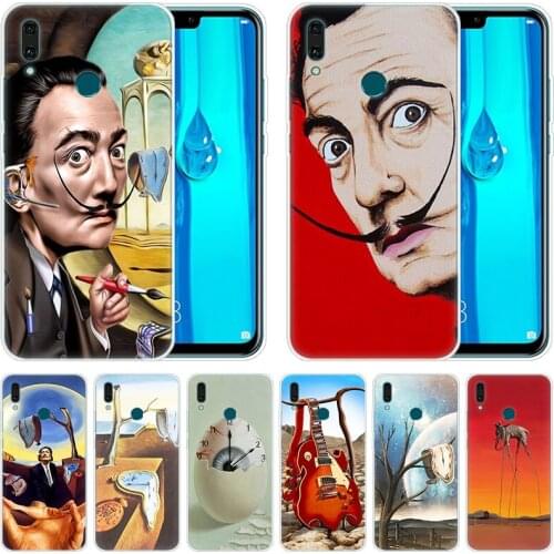 Silicone Case Salvador Dali Art for Huawei Mate 30 20 Lite 10 Pro Y5 Y6 Y7 Pro 2019 Y9 Prime 2019 2018 Y6 Pro 2017 Fashion Cover