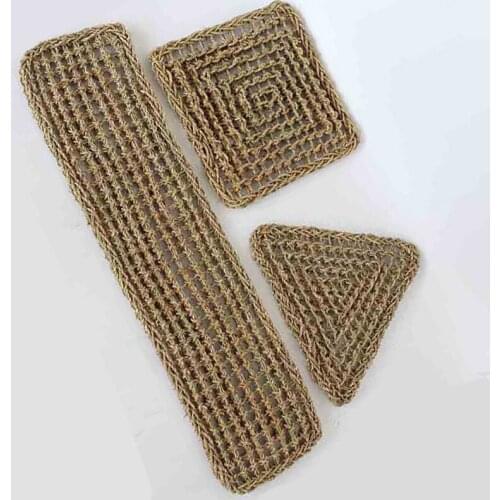 Straw Rope Woven Pet Mat Lizard Hammock Lizard Lizard Nest Can Be Used For Cats And Dogs And Other Pets