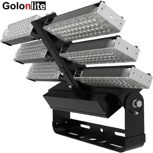 Golonlite Reflector LED 500W 1000W 1200W 1500W 800W 600W outdoor floodlight sport court high mast stadium seaport airport IP65