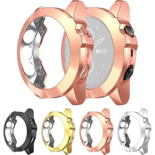 Ultra-Slim TPU Soft Case Cover For Garmin Fenix 5X Electroplate Transparent Case Protector Cover for Garmin Fenix 5 x Watch