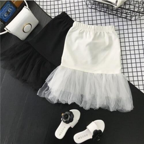 Baby Girl Princess Skirts 2019 Spring New Childrens Clothing Toddler Girls Mesh Patchwork Skirt Kids Lovely Tutu Skirts 2-7Y
