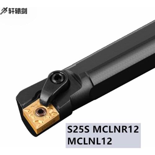 1PC S25S MCLNR12 MCLNL12 MCLNR Inner Turning Tool Cutting Shank Carbide Insert CNMG