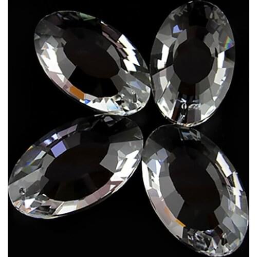 10pcs/Lot ,63mm Crystal Earring Shape Pendant With One Hole , Crystal Chandelier Pendant For DIY Wedding Strand