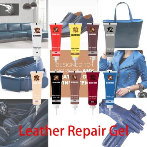 20Ml Wassen & Onderhoud Auto/Home Leer Reparatie Gel Kleur Seat Lederen Complementaire Opknappen Crème plakken Cleaner