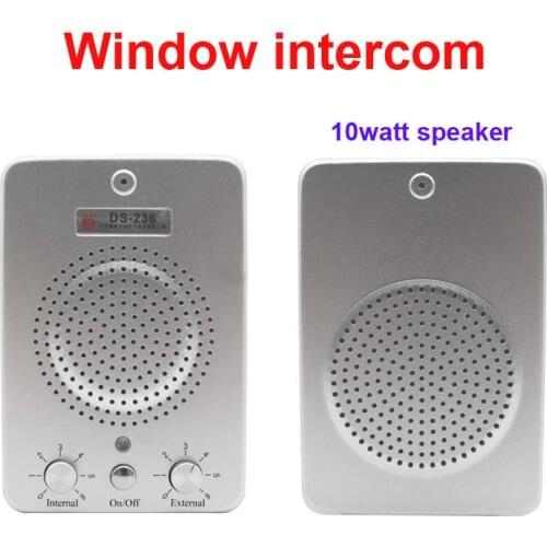 2020 New 10 watt Ideal Window Intercom Microphone For Bank ,Post office,Hospital,Company etc,Top Quality Luxury Interphone