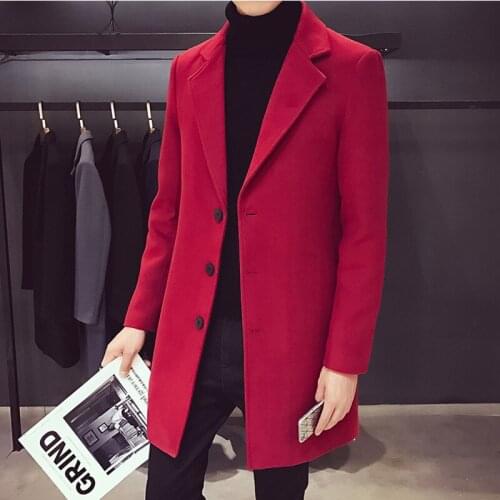 2021 Fashion Men Trench Mens Casual Business Trench Coat Mens Leisure Overcoat Male Chic Style Blends Dust Coats Jackets