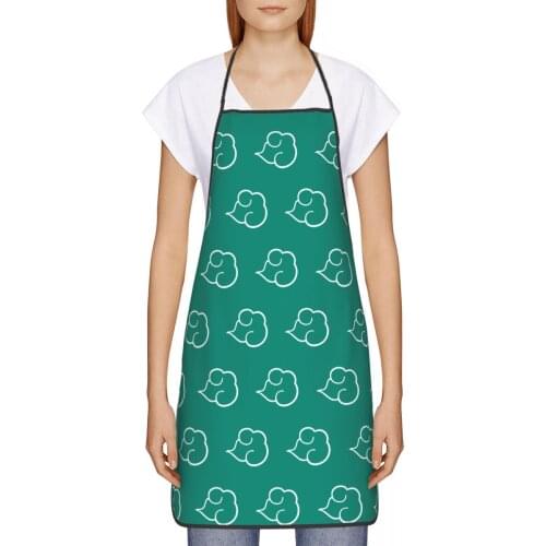 Akatsuki Symbol 2 Kitchen oil resistant wreath Anime Comic kitchen aprons House cleaning for Women 72*52cm
