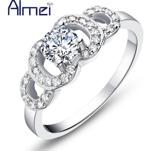 Белые кольца Almei China At AliExpress