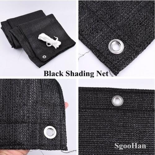 Black Anti-UV HDPE Sunshade Net Outdoor Awning Garden Succulent Plant Cover Shelter Swimming Pool Shading Net Sun Shade Rate 95