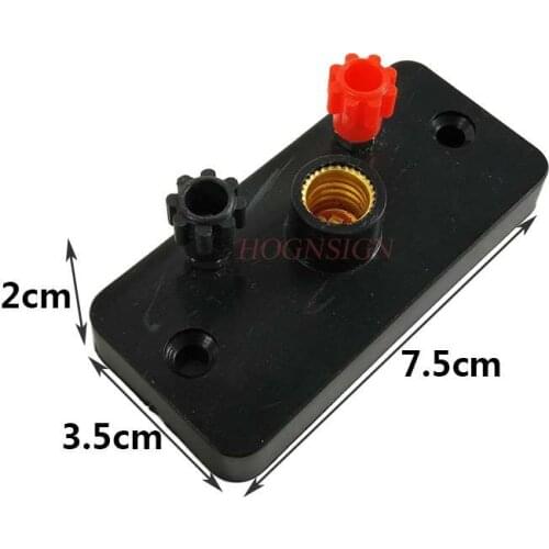 Physical experiment equipment for 20pcs Copper experiment small lamp holder for junior high school physics teaching