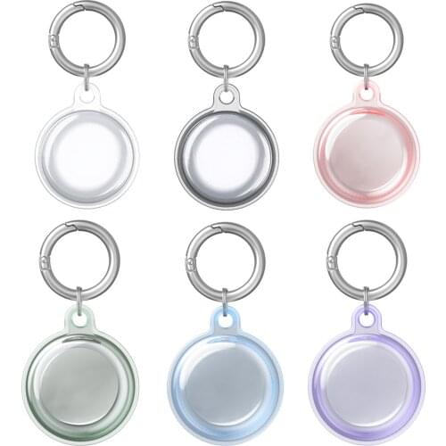 For Apple Airtags Silicone Protective Sleeve For Apple Locator Tracker Anti-lost Device Keychain Protective Sleeve Hot