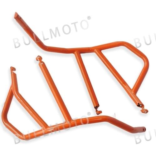 For KTM 1199 1050 ADV Black & Orange Motorcycle Upper Engine Frame Guard Crash Bar Protector tmax accessories