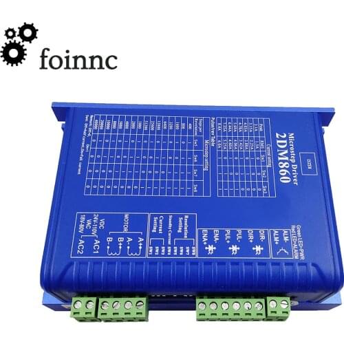 CNC nema23/34 two-phase digital stepper motor driver 2DM860 mach3 engraving machine CNC system stepper motor driver JMC