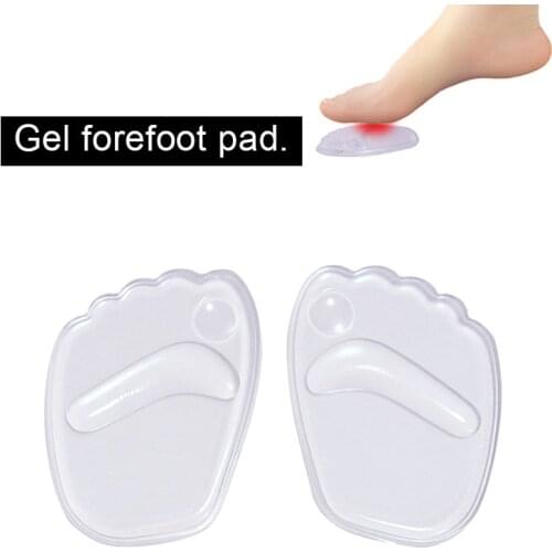 Gel Orthopedic Insoles for Shoes Self-Adhesive Flatfoot Corrector Arch Support Orthotic Shoe Pads Forefoot High Heel Insole