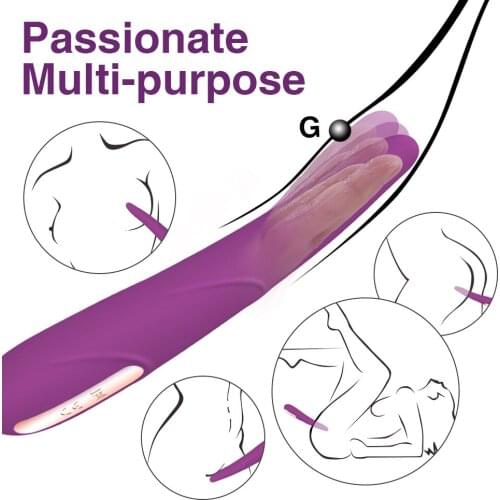 Kaweida Dildo Anal Finger Vibrator Sex Toys for Women G-spot Massager Clitoris Anal Prostate Stimulate Strong Vibration Silicone